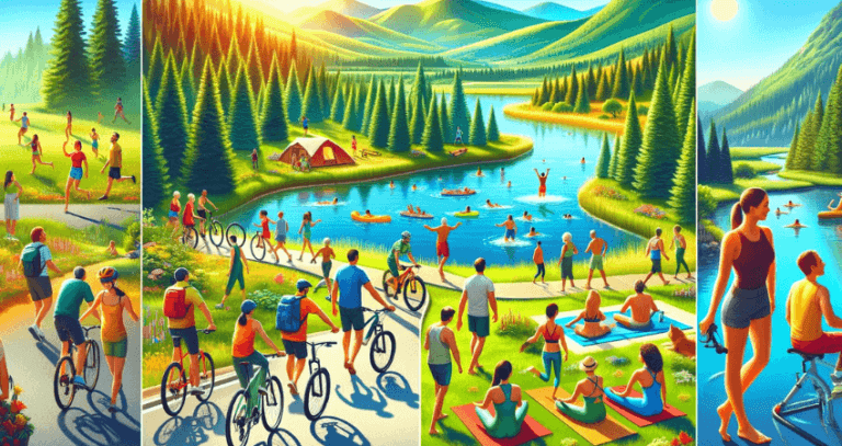 Aktive Freizeitgestaltung im Freien: Tipps für Wandern, Schwimmen, Radfahren und Outdoor-Yoga