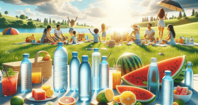 Flüssigkeitszufuhr bei Sommerhitze