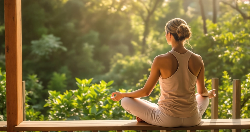 Lächelnde Frau strahlt Optimismus und Selbstvertrauen aus – Symbol für positives Mindset und Lebenserfolg